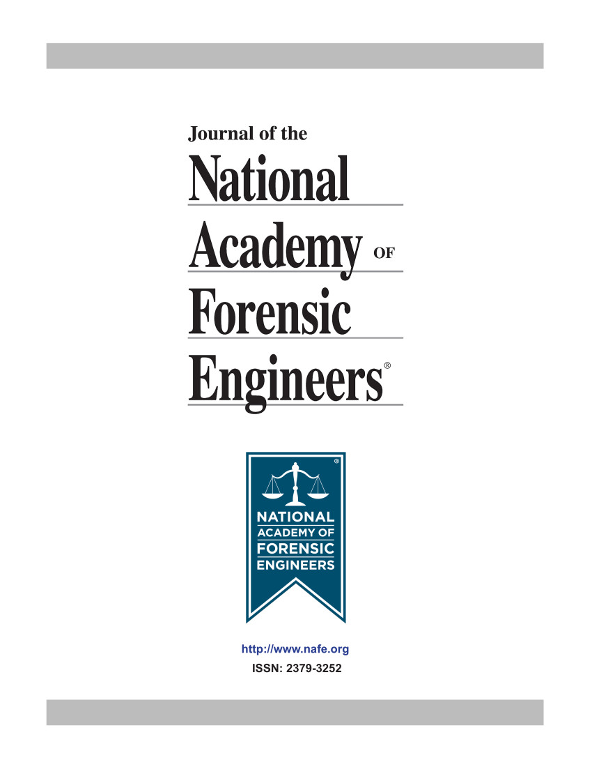 Cover of the NAFE Journal Volume 12 Number 1